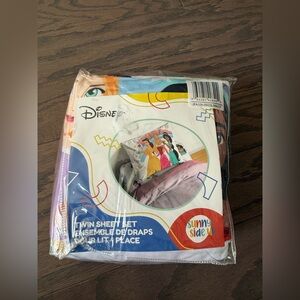 Disney Princess  Sunny side up Twin Sheet Set Kids Bedding Sheet Set & Pillow